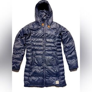 Rare Vintage Women’s Adidas Navy Jacket with Cream Logo Patch